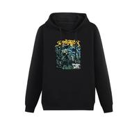 XINJIEDIAN Suffocation Pierce from Withing Death Metal Hoody Unisex Long Sleeve Hooded with Pocket Black L