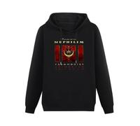 XINJIEDIAN The Fields Nephilim Hoody Unisex Ptinted Hoodies Long Sleeve Men's Hooded with Pocket Black L
