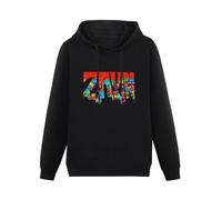 XINJIEDIAN Zayn Malik Nil Faces Logo Hoody Unisex Ptinted Hoodies Long Sleeve Men's Hooded with Pocket Black XXL
