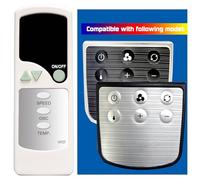 XINJISHIMIN Mando a distancia de repuesto para ventilador de torre Honeywell HY-280 Series HY-280 HY-280-TGT, C124052101D06(HY07)