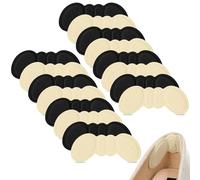 Xinjoduz Almohadillas de talón para zapatos de mujer, pinzas de talón para zapatos sueltos, 8 pares de almohadillas de espuma de alta calidad, protectores demasiado grandes, almohadillas