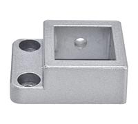 XINL Conector de Perfiles de Aluminio, Conectores de de Canal de Alta Dureza Diseño de Ranura Cuadrado Uso Amplio Durable para Esquina