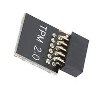 XINL Módulo de Seguridad de cifrado de Tarjeta Externa Estructura compacta de 12 Pines Módulo de Seguridad de cifrado TPM 2.0 PC de Alta Seguridad Procesador TPM