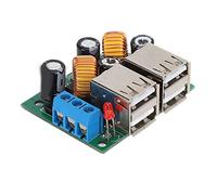 XINL Tablero Convertidor de Potencia, Buena Conductividad 94% de Alta Eficiencia 5V 5a Salida DC 9-40V Módulo Convertidores para Equipos Eléctricos