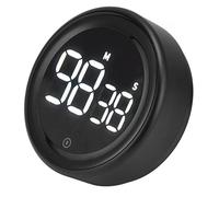 XINL Temporizador Digital, Operación de una Tecla, Pantalla LED de Ahorro de Energía, Temporizador Eléctrico, Multifunción para el Aula, para la Cocina, para el Hogar