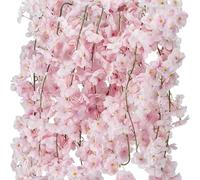 Xinlie 3 Piezas 180cm Guirnalda Flores Artificiales Cerezo Decoración - Guirnaldas Falsas Enredaderas para Bodas, Jardín, Balcón - Uso Exterior/Interior