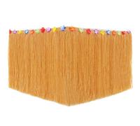 Xinlie Hawaiano Luau Falda de Mesa Decoración de Fiesta Tropical Falda de Mesa Luau Hawaiana Falda de Mesa Hawaiian Luau Hibiscus Grass para Decoraciones de Mesa de Fiesta Tiki de Verano(108.7x11.8in)