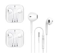 Xinlie Paquete de 2 Auriculares con Cable de 3.5 mm Audifonos con Cable con Control de Volumen y Micrófono Cascos Musica Auriculares in Ear con Cable y Microfono para Samsung,Xiaomi,Huawei,LG Etc