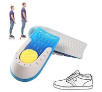 Xinlon 1 Par Taloneras Silicona, Plantillas para aumentar altura, Invisible Altura, taloneras silicona altura transpirables y Cómodas Para Calzado Deportivo zapatos casuales para Mujeres Hombre(2.5cm)