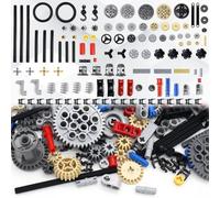 Xinlon 116 Piezas Juego de Piezas de ingeniería, Conjunto de Piezas de ingeniería, DIY Technic Vehículo Piezas, Motor Engranaje Equipo Bloques, Engranaje Equipo, Compatible con técnicas