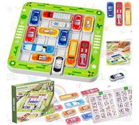 Xinlon uego de Lógica de Coche, Juego de lógica con 750 Desafios, Juguetes sensoriales Saliendo del Gar, Laberinto de Coche Magnético, Juegos de Mesa a Partir de 6 años
