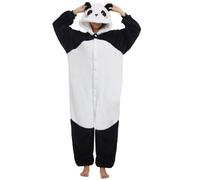 Xinlong Pijama Onesie Cosplay Animal Oversized Traje de Panda con Capucha Botones Ropa de Dormir Invierno Hombre Mujer Adulto para Party Carnaval Halloween Navidad