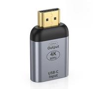 XINML Adaptador USB C a HDMI 4K 60Hz, Convertidor Type-C a Mini DisplayPort, Compatible con Portátil, Tablet, Smartphone, Monitor, TV, Proyector, Uso en Oficina y Hogar, Alta Compatibilidad and Play