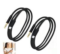 XINML AuxKabel AudioKabel Klinkkabel Adapterkabel Stereokabel 2 Stück 1m Typ C auf 3,5mm Klinke Stecker Auto Kopfhörer Lautsprecher Anlage Smartphone Laptop Tablet PC Verbindungskabel HiFi Sound