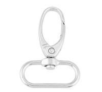 XINMYD Cierres de Bolsa, 20 Piezas de aleación de Zinc Cierres de Bolsa Clips de gatillo Giratorio Llavero Ganchos para Llavero(25mm)