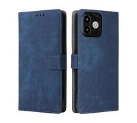 XINNI Carcasa para Cubot Note 40 Funda, PU/TPU RFID Protect Cuero Magnético Estuche Flip Caso, Azul