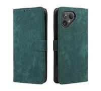 XINNI Carcasa para Fairphone 5 Funda, PU/TPU RFID Protect Cuero Magnético Estuche Flip Caso, Verde