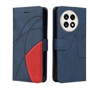 XINNI Carcasa para OnePlus 13R Funda, PU/TPU Retro Cuero Magnético Estuche Protector Anti-caída Caso del Tirón Case Cover, Azul