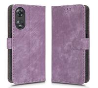 XINNI Carcasa para OPPO A78 5G Funda, PU/TPU RFID Protect Cuero Magnético Estuche Flip Caso, Violeta