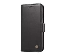 XINNI Carcasa para OPPO Reno 11F 5G Funda, PU/TPU Sencillo Cuero Magnético Estuche Protector Caso, Negro