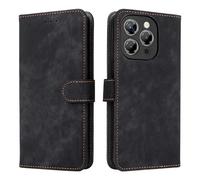 XINNI Carcasa para Oukitel P1 Funda, PU/TPU RFID Protect Cuero Magnético Estuche Flip Caso, Negro