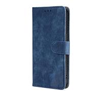 XINNI Carcasa para Realme C85 5G Funda, PU/TPU RFID Protect Cuero Magnético Estuche Flip Caso, Azul