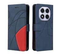 XINNI Carcasa para Xiaomi Poco X7 5G Funda, PU/TPU Retro Cuero Magnético Estuche Protector Anti-caída Caso del Tirón Case Cover, Azul