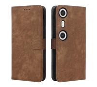 XINNI Carcasa para Xreal Beam Pro Funda, PU/TPU RFID Protect Cuero Magnético Estuche Flip Caso, Marrón