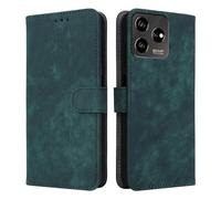 XINNI Carcasa para ZTE Blade V50S 4G 2023 Funda, PU/TPU RFID Protect Cuero Magnético Estuche Flip Caso, Verde