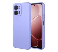 XINNI Funda de Silicona Líquida para OPPO A6 4G 5G/A6S/A6K | Antigolpes, Antiarañazos, Forro de Microfibra, Antideslizante, Tacto Suave, Protección Cámara y Pantalla,Morado