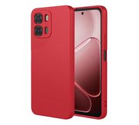 XINNI Funda de Silicona Líquida para OPPO A6 4G 5G/A6S/A6K | Antigolpes, Antiarañazos, Forro de Microfibra, Antideslizante, Tacto Suave, Protección Cámara y Pantalla,Rojo
