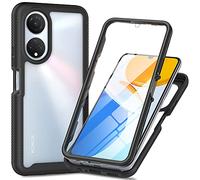 XINNI Funda para Honor X7 4G Antichoques 360 Grados con Protector de Pantalla Integrado Robusto Doble Cara Bumper Transparente Case Completa Carcasa, Negro