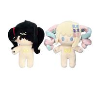 Xinnice 2 piezas Anime Plush KAngel/AME chan figura llavero dibujos animados figuras suaves 10 cm anime colgante mochila decoración