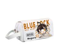 Xinnice Anime Big Capacity Pencil Case Nagi Pen Case Rin Itoshi Back to School Bachira Meguru Stationery Bag, tipo 11, 20*8*10cm, Estuche para bolígrafos de anime