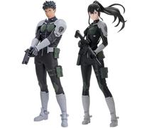 Xinnice Anime Kaiju No. 8 Figura de Acción Mina Ashiro & Kafka Hibino Traje de Combate, 20 cm PVC Estatua de Pie para Decoración y Coleccionismo