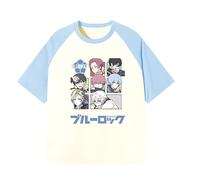 Xinnice Blue Lock - Camiseta unisex Bachira Meguru Seishiro Nagi con impresión 3D, camiseta de verano de gran tamaño, informal, playa, manga corta