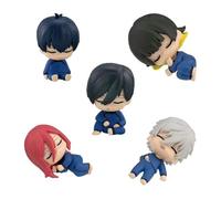 Xinnice Blue Lock Figura Chigiri Hyoma/Seishiro Nagi/Bachira Meguru Dibujos Animados Mini Modelo Estatua PVC Adornos Coleccionables Regalos para fans del anime (5 unidades)