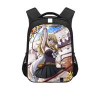 Xinnice Fairy Tail Mochila Anime Natsu Dragneel/Lucy Heartfilia Mochila Escolar Diseño Lindo Unisex Bolsa para Portátil Estudiante Juventud Mochila de Viaje al Aire Libre, Tipo 9., 30,5*16*44CM