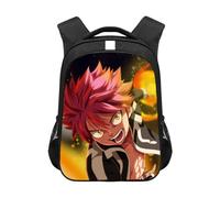 Xinnice Fairy Tail Mochila Anime Natsu Dragneel/Lucy Heartfilia Mochila Escolar Diseño Lindo Unisex Bolsa para Portátil Estudiante Juventud Mochila de Viaje al Aire Libre, Tipo 3, 30,5*16*44CM