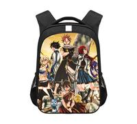 Xinnice Fairy Tail Mochila Anime Natsu Dragneel/Lucy Heartfilia Mochila Escolar Diseño Lindo Unisex Bolsa para Portátil Estudiante Juventud Mochila de Viaje al Aire Libre, Tipo 1., 30,5*16*44CM