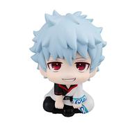 Xinnice Figuras de anime Sakata Gintoki Figura de acción Sentado Estatua Modelo PVC 10CM Escritorio Coche Decoración Regalo