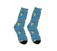 Xinnice Kira Yoshikage Calcetines Giorno Giovanna Anime Casual Calcetines Unisex Calcetines de Algodón Otoño e Invierno Calcetines de Pantorrilla para Hombre Mujer