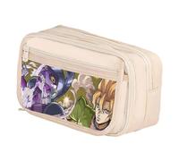 Xinnice Kira Yoshikage Estuche para Niños Gran Capacidad Anime Pencil Case Dio Brando/Giorno Giovanna Merch Estuche, tipo 18, 21*8*13cm, Estuche para bolígrafos de anime
