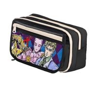 Xinnice Kira Yoshikage Estuche para Niños Gran Capacidad Anime Pencil Case Dio Brando/Giorno Giovanna Merch Estuche, tipo 3, 21*8*13cm, Estuche para bolígrafos de anime