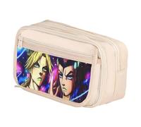 Xinnice Kira Yoshikage Estuche para Niños Gran Capacidad Anime Pencil Case Dio Brando/Giorno Giovanna Merch Estuche, tipo 16, 21*8*13cm, Estuche para bolígrafos de anime