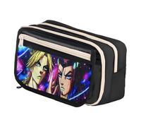 Xinnice Kira Yoshikage Estuche para Niños Gran Capacidad Anime Pencil Case Dio Brando/Giorno Giovanna Merch Estuche, tipo 4, 21*8*13cm, Estuche para bolígrafos de anime