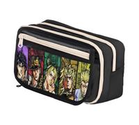 Xinnice Kira Yoshikage Estuche para Niños Gran Capacidad Anime Pencil Case Dio Brando/Giorno Giovanna Merch Estuche, tipo 12, 21*8*13cm, Estuche para bolígrafos de anime