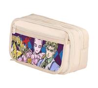 Xinnice Kira Yoshikage Estuche para Niños Gran Capacidad Anime Pencil Case Dio Brando/Giorno Giovanna Merch Estuche, tipo 15, 21*8*13cm, Estuche para bolígrafos de anime