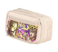 Xinnice Kira Yoshikage Estuche para Niños Gran Capacidad Anime Pencil Case Dio Brando/Giorno Giovanna Merch Estuche, tipo 21, 21*8*13cm, Estuche para bolígrafos de anime
