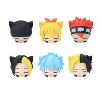 Xinnice Mash Burnhard Figura Estatua Lance Crown Figura Modelo Finn Ames Figura de Acción Anime Manga Figuras Set Decoración Coche Coleccionable Regalos (6 unidades)